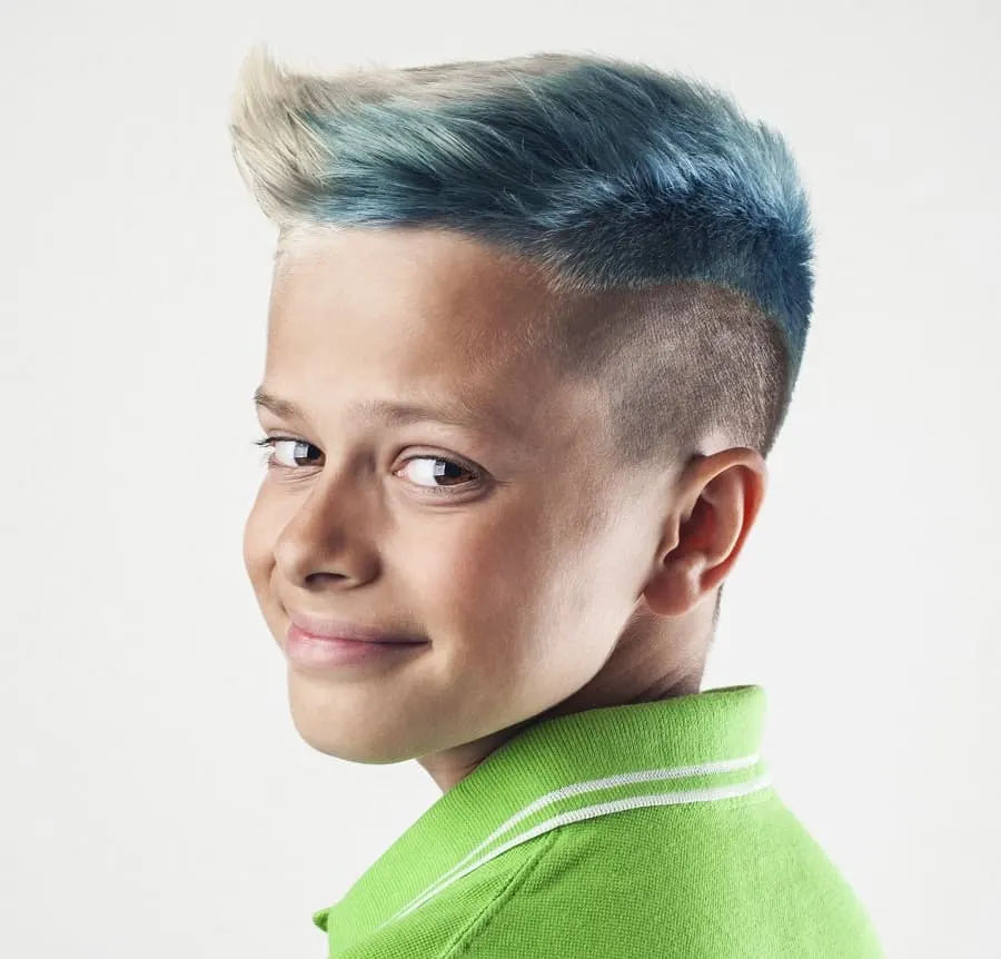 colored short hair for boys