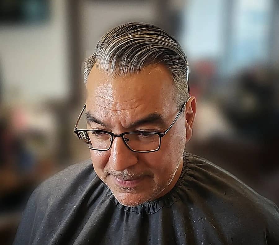 comb over for older asian men