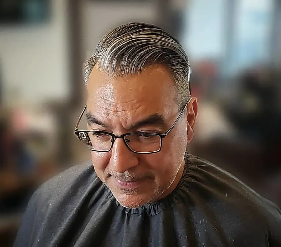 comb over for older asian men