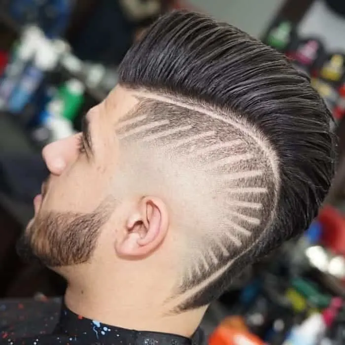 comb over mohawk haircut