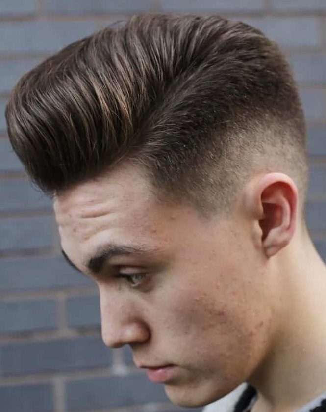 long comb over taper fade hair