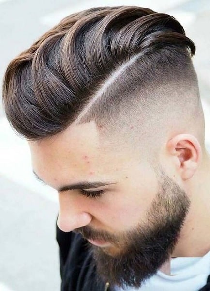 10 Comb Over Variations with High Fade & Pompadour