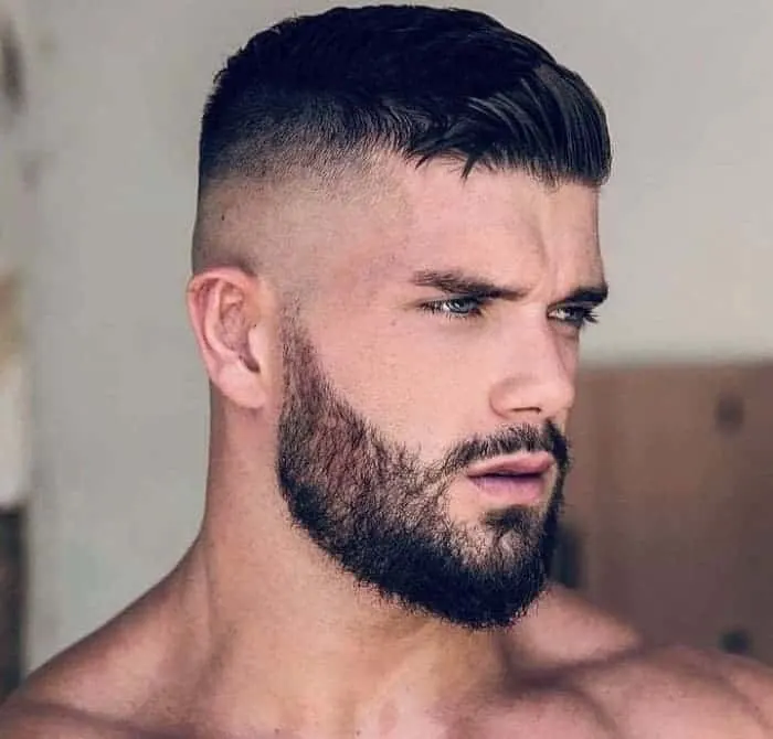 guy with army haircut