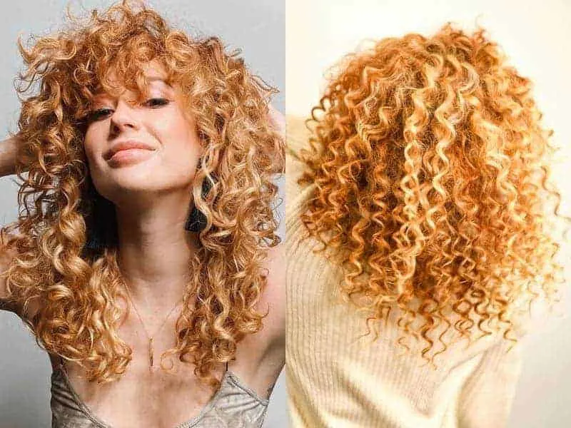Copper Blonde Curls