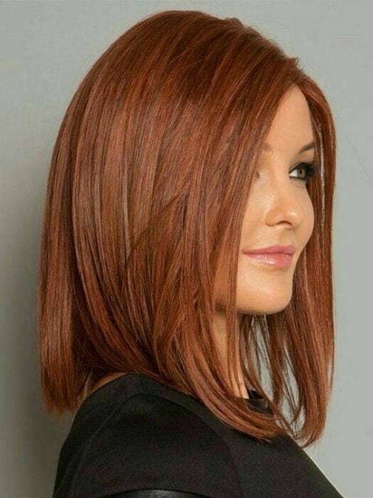sleek copper ombre hair for girls