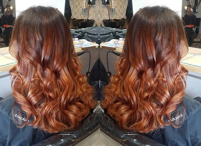 How to Get Copper Ombre Hair