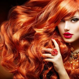 beautiful copper red hair color