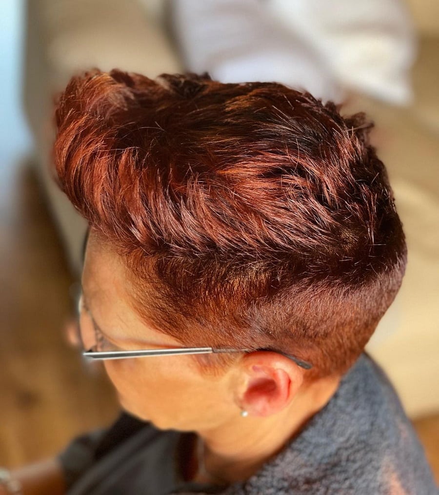copper red pixie