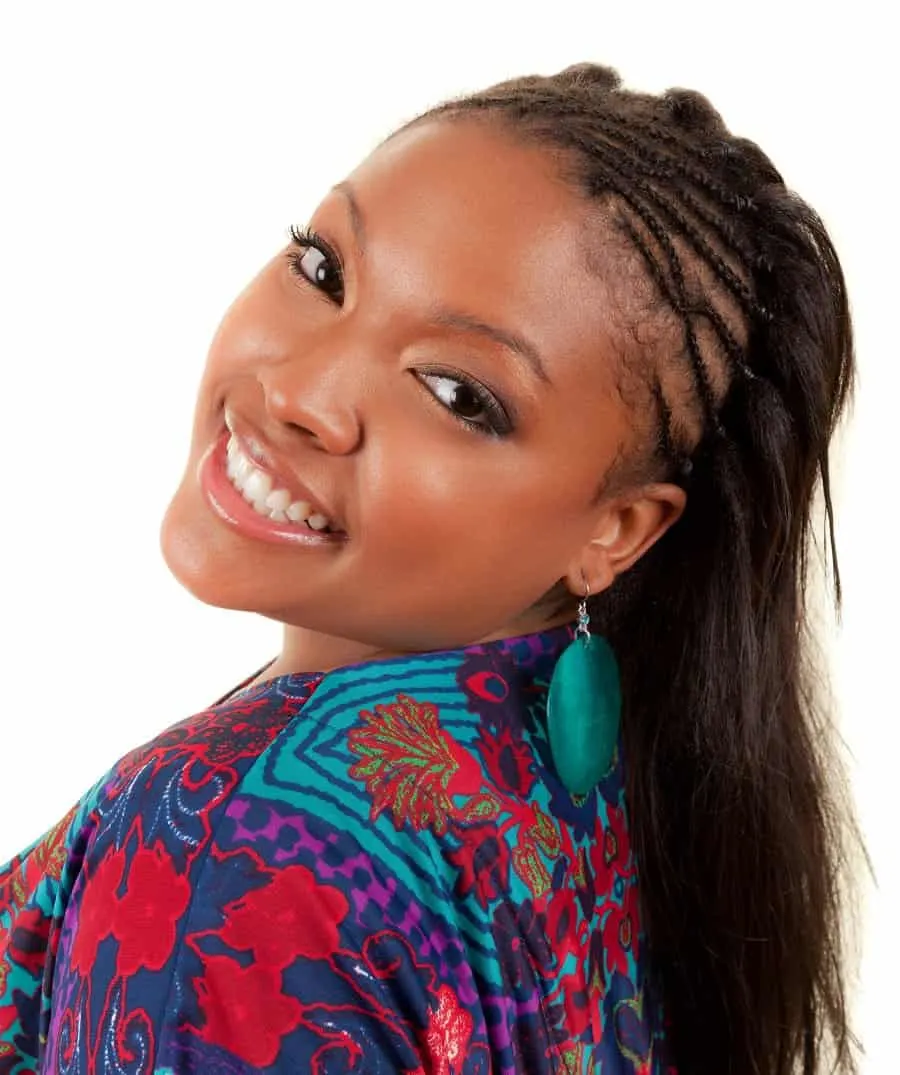 cornrow braids for straight hair