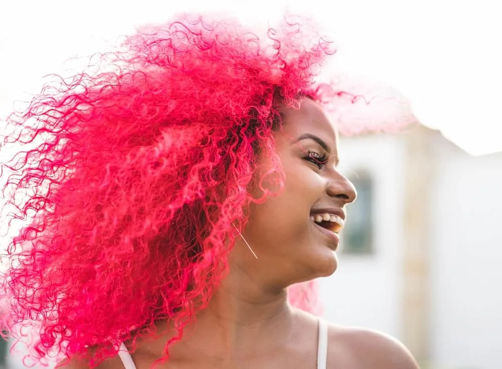 cotton candy hair color for Hispanic women