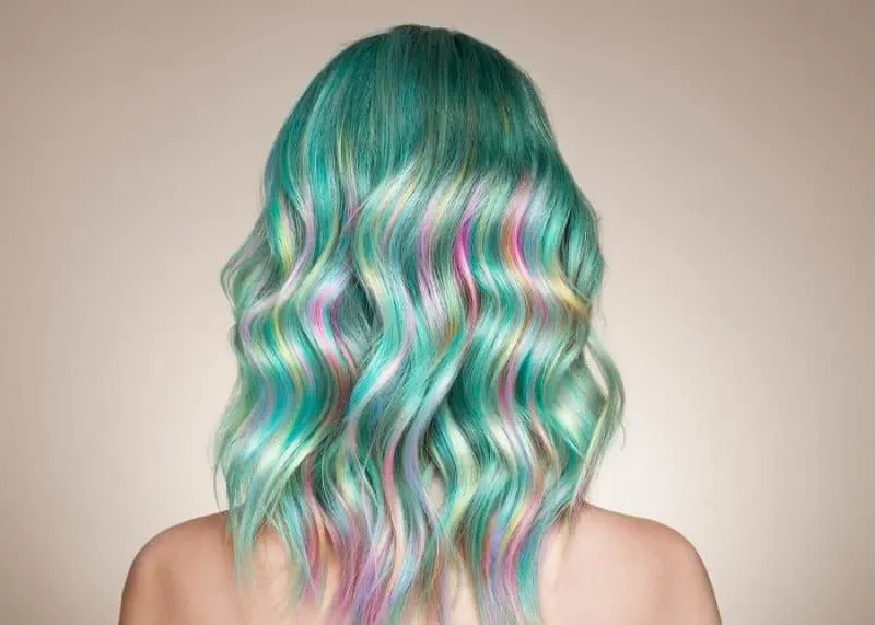 cotton candy pastel hair color