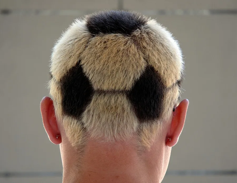 crazy haircut male