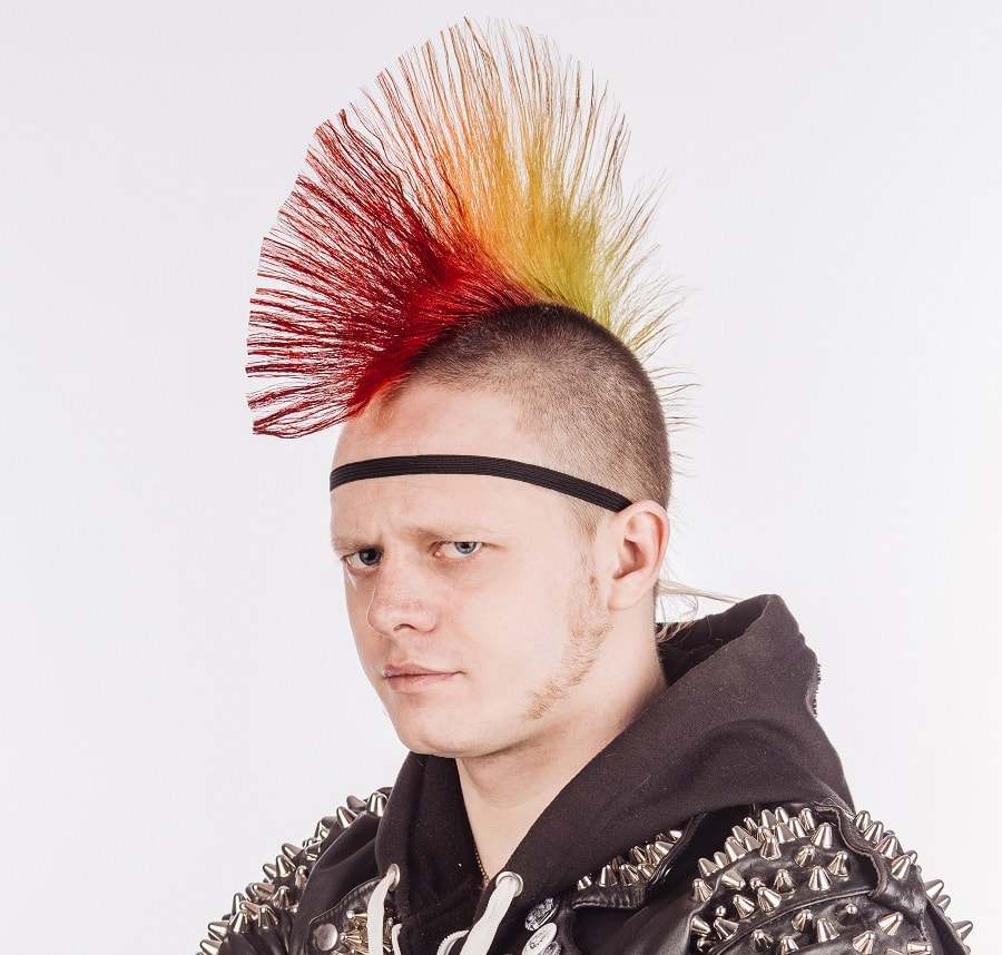 crazy mohawk hairstyle for men