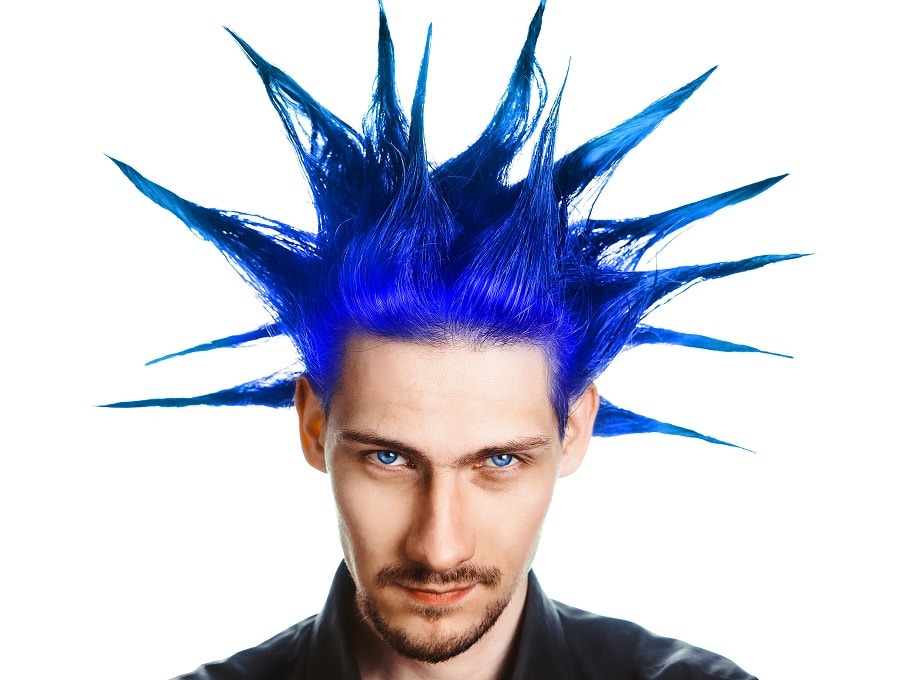 crazy punk hairstyle for men