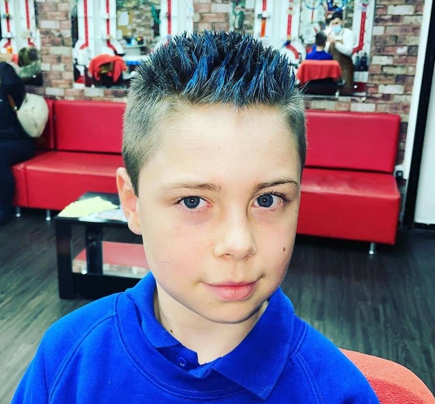 kids crew cut with color