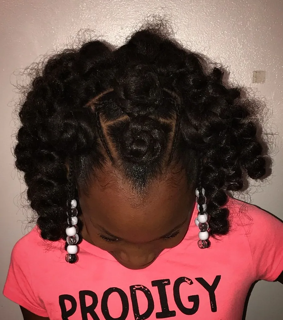 crochet braids with beads for kids
