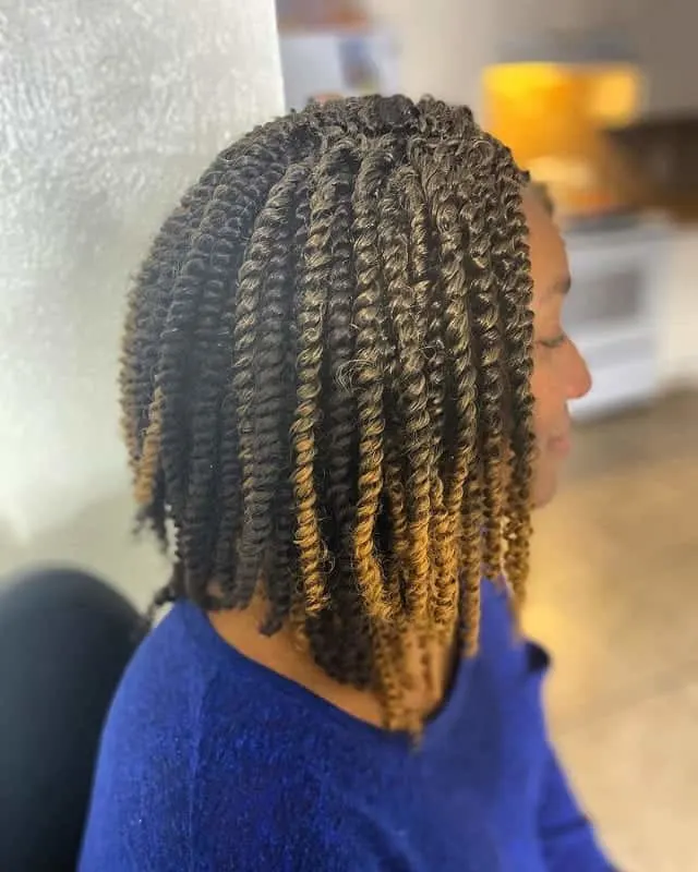 crochet twist bob