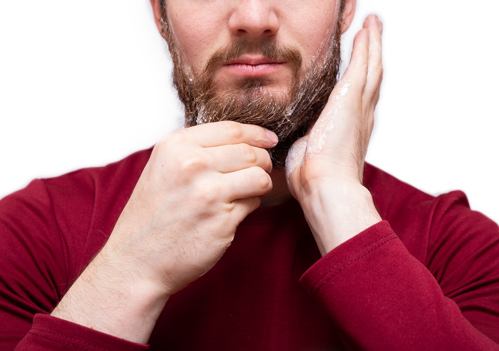 curly beard grooming - beard wash