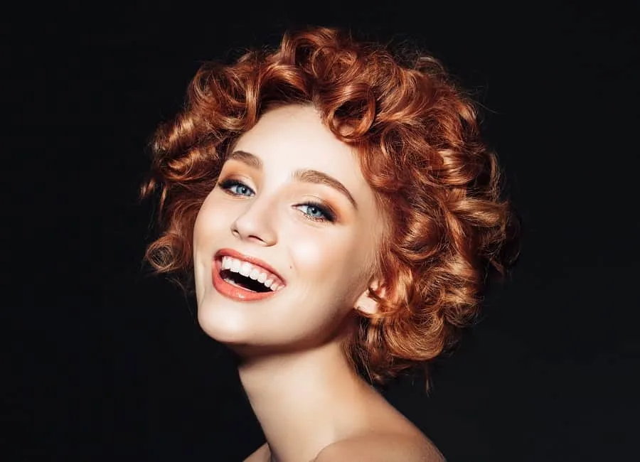 curly bob hairstyle