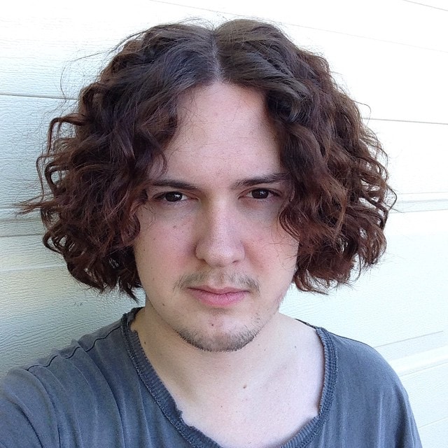 curly bob haircut for men