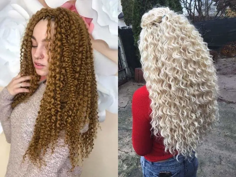 Curly Crochet Blonde Hair