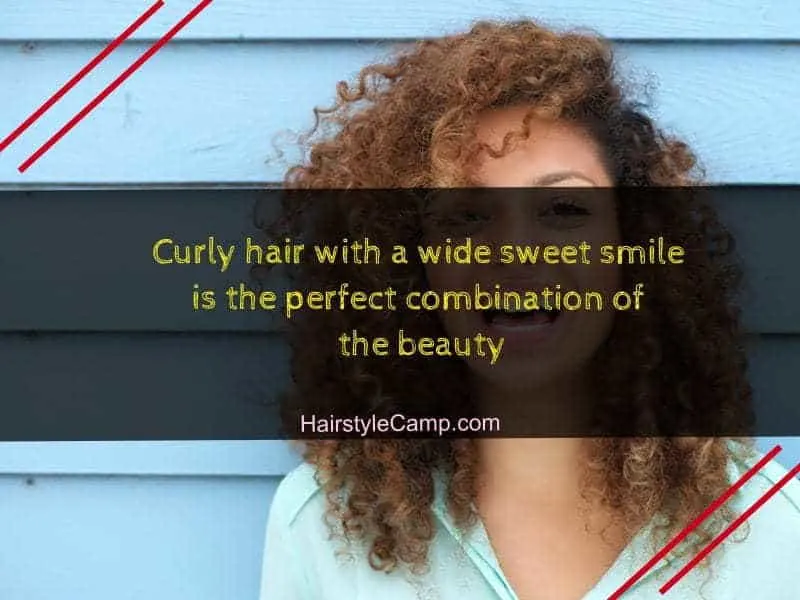 lovely curly hair quotes