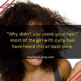 funny curly hair quote