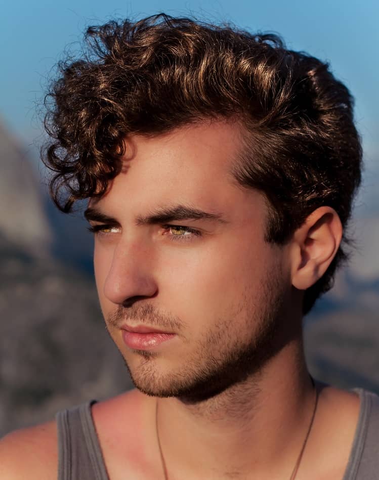 curly haircuts for men