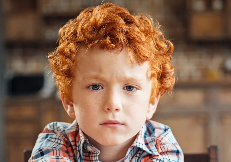 Discover More Than 144 Red Hair Boy Best Camera Edu Vn   Curly Hairstyle For Redhead Boy .webp