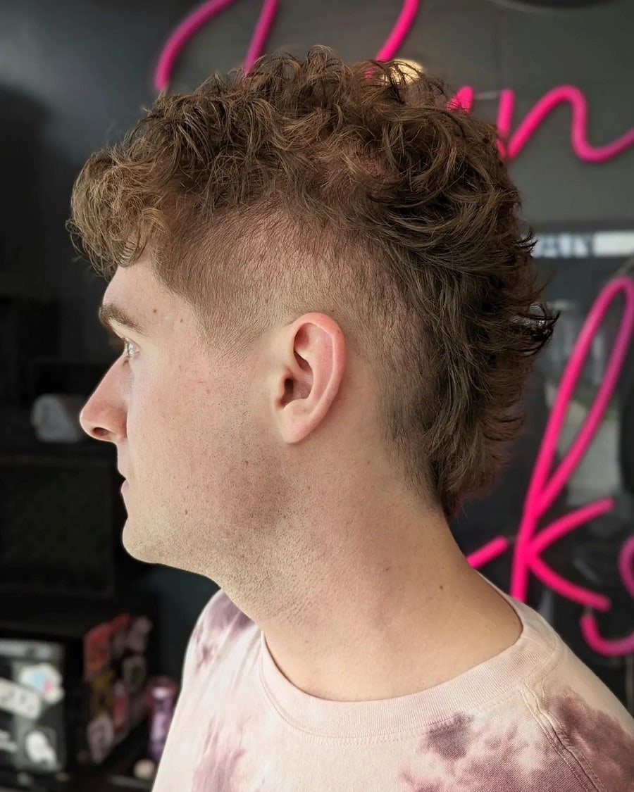 curly mohawk for teenage guys