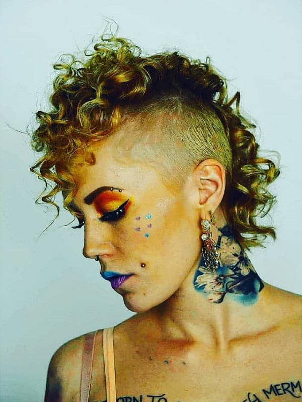 curly mohawk hairstyles for women 