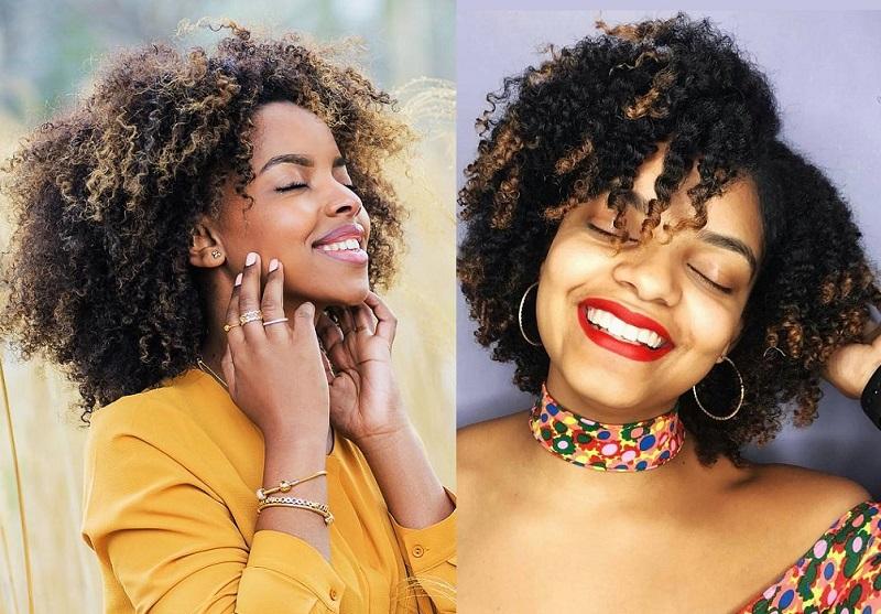 curly protective hairstyle