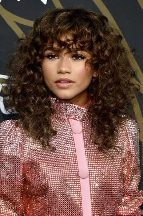 curly messy shag haircuts for women