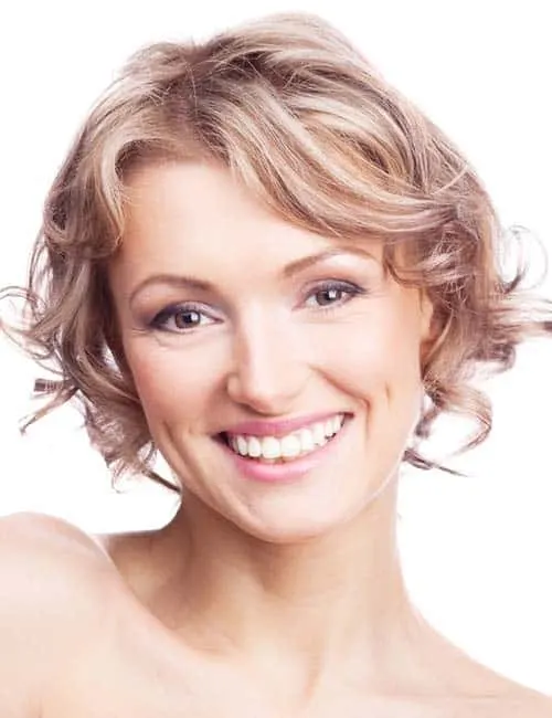 short curly shag for women