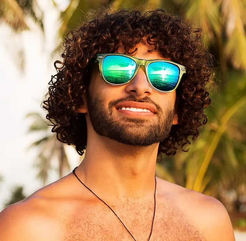 curly surfer haircut