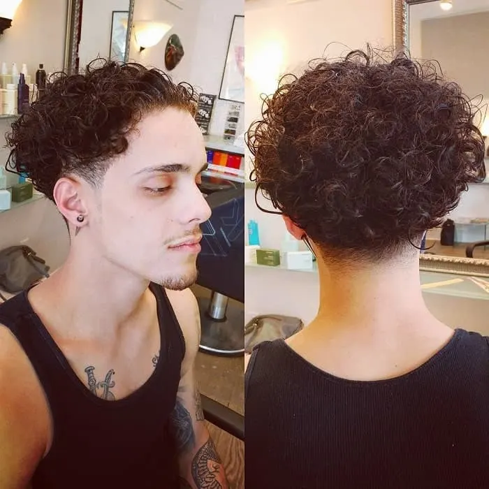 Extraordinary Taper Fade Haircuts For Curly Hair Hairstyle Camp