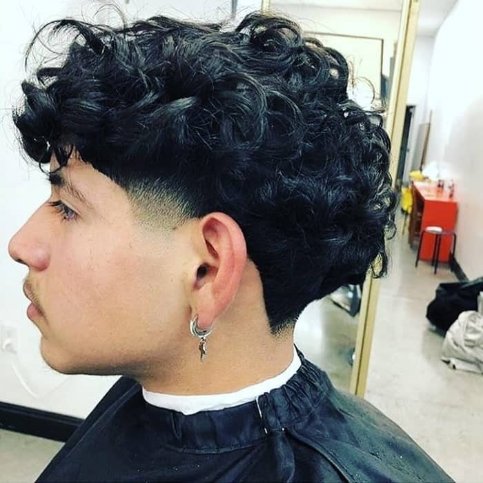 Curly Taper Fade 6 