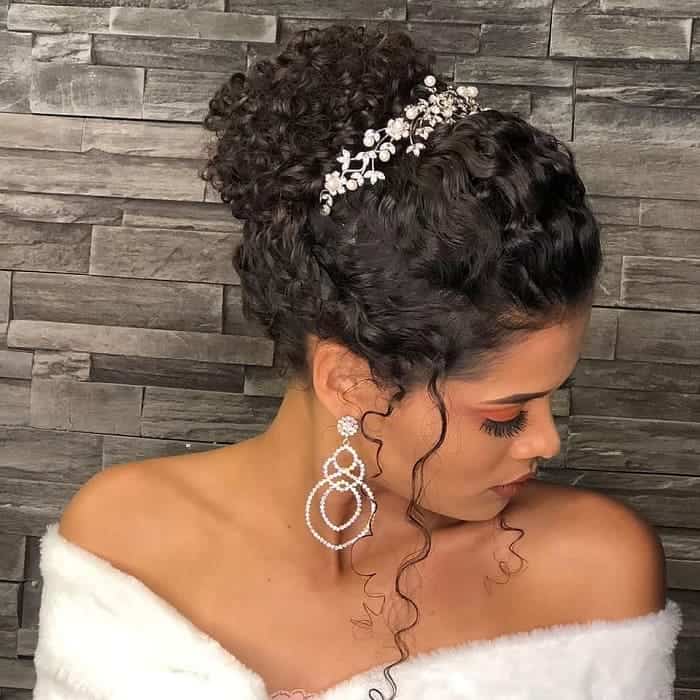 Curly Hair for Wedding