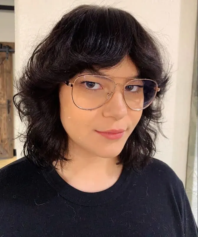 curtain bangs with glasses