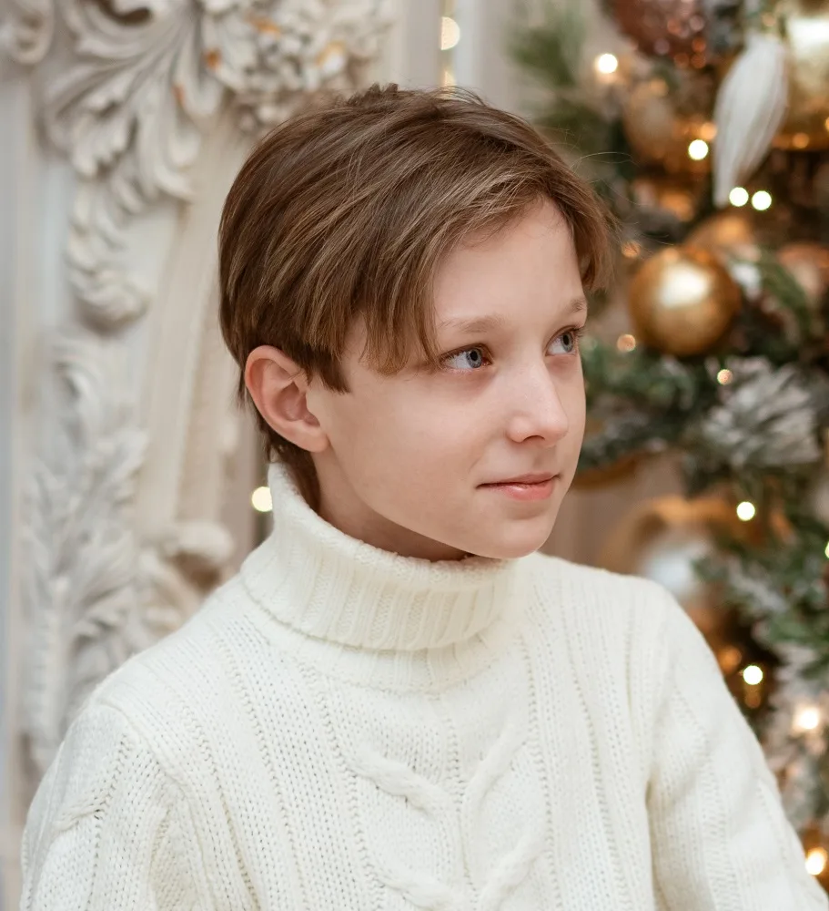 curtain haircut for 13 year old boys