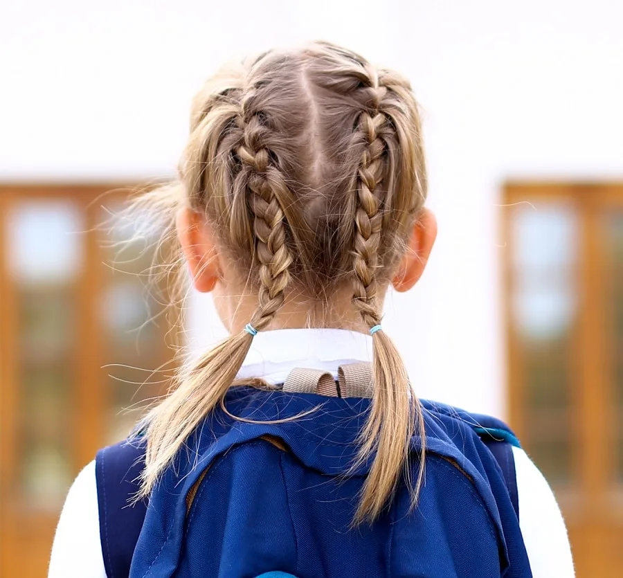 cute hairstyle for school girls