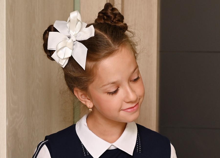 cute hairstyle for the first day of school