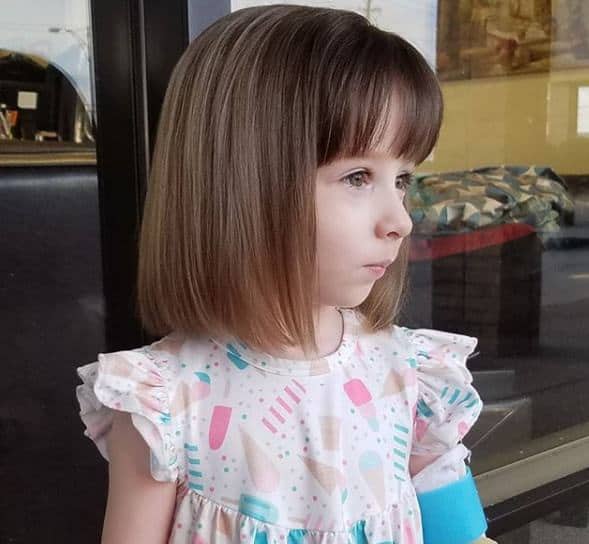 bob haircut with bangs for little girl