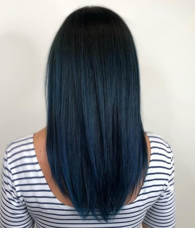 25 Dark Blue Hair Colors for Women - Get A Unique Style