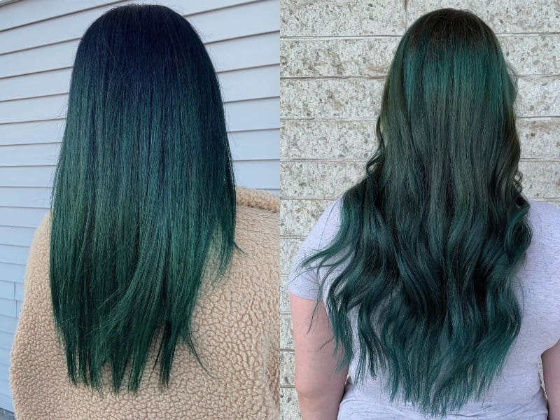 23 Modern Blue and Green Hair Color Ideas for 2023