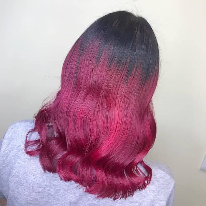 things to consider to dye dark pink hair