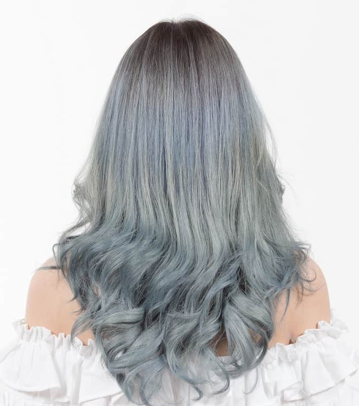 dark silver hair color