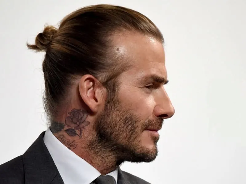 David Beckham's shadow beard