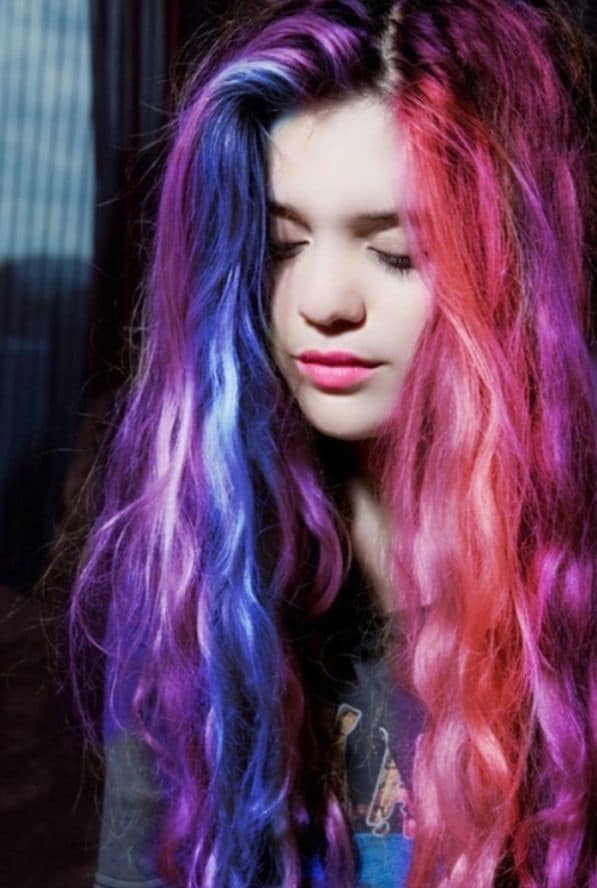 Multicolored Hairstyles for teen age girl