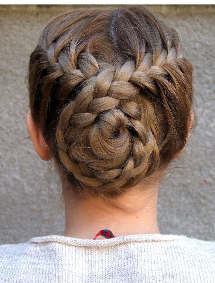 15 Stunning French Braid Buns for Women – HairstyleCamp